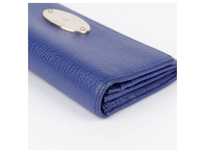 Mulberry Cartera larga de cuero azul - vista 6