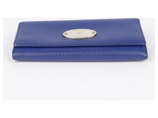 Mulberry Cartera larga de cuero azul - vista 9