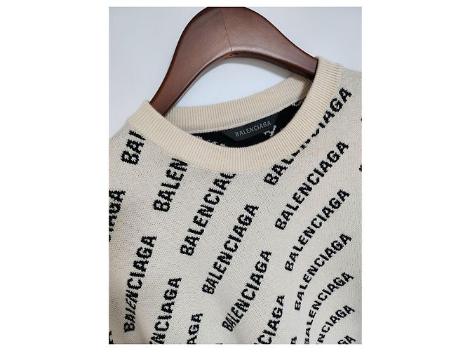 Balenciaga Punto de algodón para mujer con logo multi XS Multicolor - vista 2