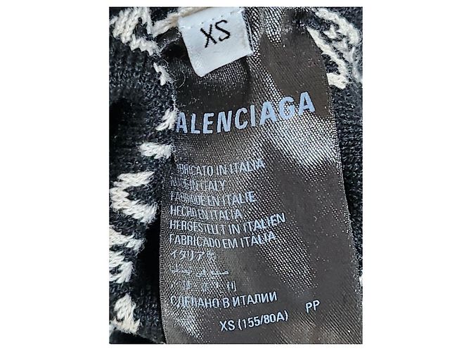 Balenciaga Punto de algodón para mujer con logo multi XS Multicolor - vista 7