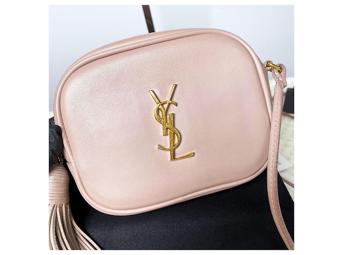 Saint Laurent Mini borsa a tracolla Monogram Blogger Rosa chiaro - vista 2