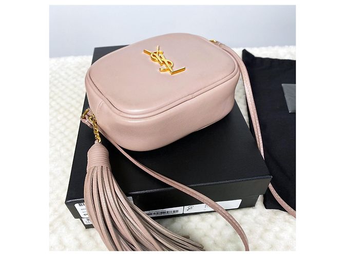 Saint Laurent Mini borsa a tracolla Monogram Blogger Rosa chiaro - vista 6