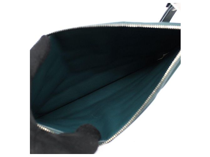 Bottega Veneta Clutch Padded Block Nappa Small Blu - vista 8