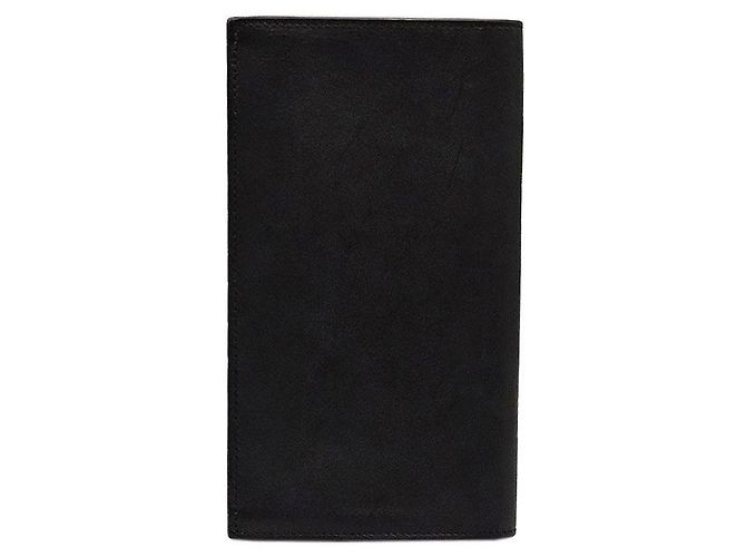 Hermès Black Citizen Twill Silk Men's Long Wallet (stamp) - view 5
