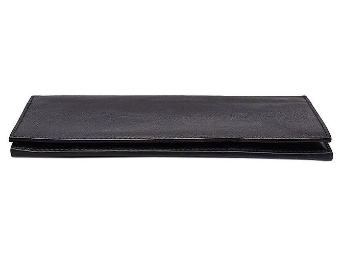 Hermès Black Citizen Twill Silk Men's Long Wallet (stamp) - view 7
