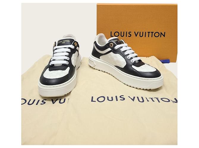 Louis Vuitton Timeout Monogram Sneaker Schwarz Weiß - Ansicht 8