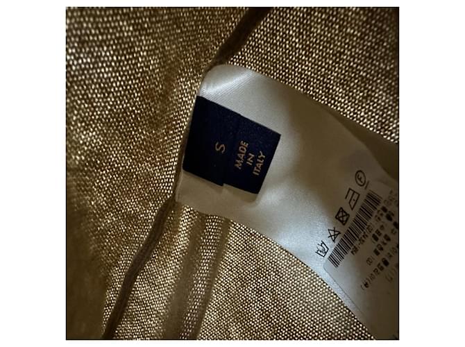 Louis Vuitton Embossed LV Kaschmir-Crewneck-Strickpullover Golden - Ansicht 7