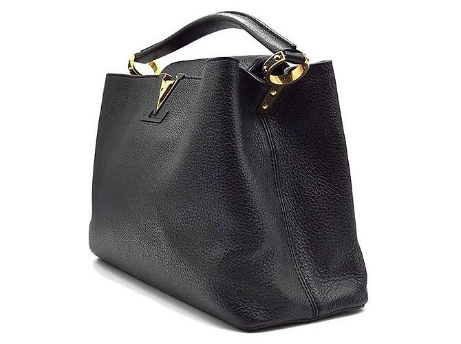 Louis Vuitton Capucines MM Preto - vista 2