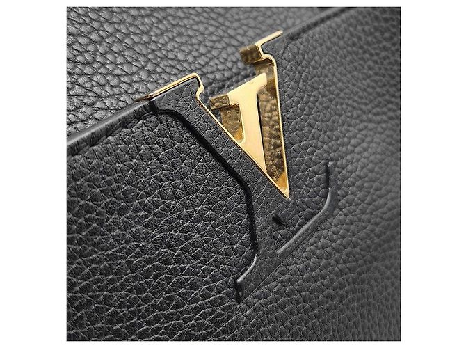 Louis Vuitton Capucines MM Preto - vista 8