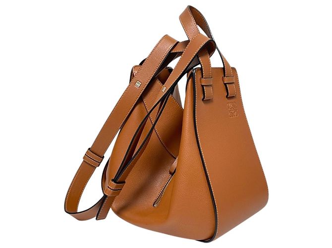 Loewe Bolso Tote y Bolso de Hombro Hammock Small Tan - vista 2