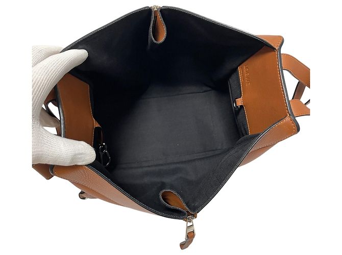 Loewe Bolso Tote y Bolso de Hombro Hammock Small Tan - vista 4