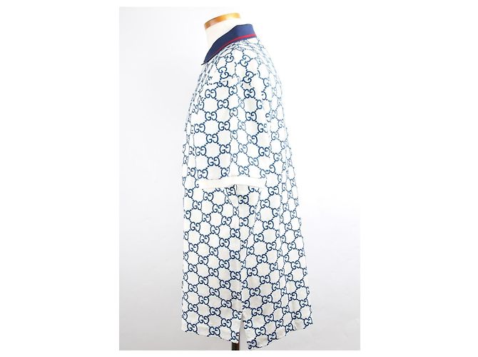 Gucci Polo de algodão com elastano Azul - vista 2
