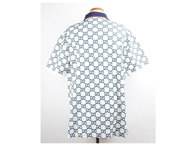 Gucci Polo de algodão com elastano Azul - vista 3