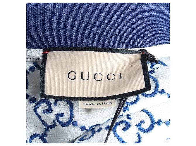 Gucci Polo de algodão com elastano Azul - vista 5