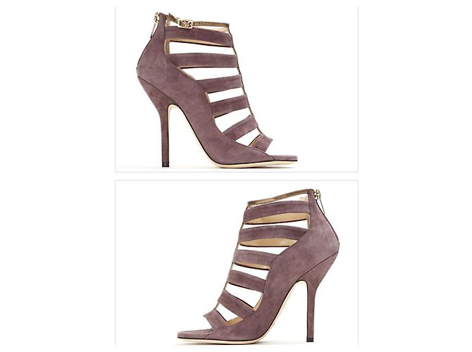 Jimmy Choo Sandali in scamosciato FATHOM QUARTZ Rosso - vista 3
