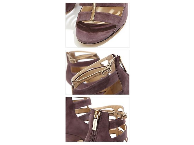 Jimmy Choo Sandali in scamosciato FATHOM QUARTZ Rosso - vista 4