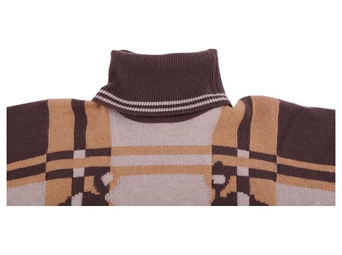 Hermès Brides de Gala Tartan Poncho Mehrfarben - Ansicht 11