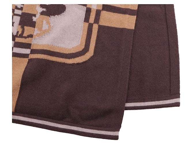 Hermès Brides de Gala Tartan Poncho Mehrfarben - Ansicht 12