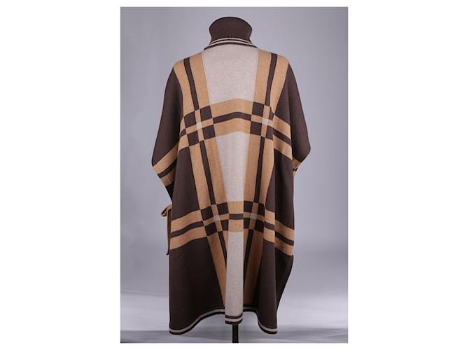 Hermès Brides de Gala Tartan Poncho Mehrfarben - Ansicht 16
