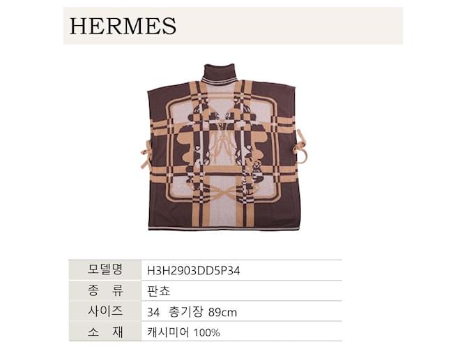 Hermès Brides de Gala Tartan Poncho Mehrfarben - Ansicht 3