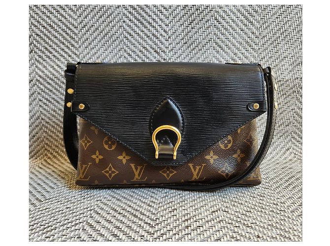 Louis Vuitton Borsa a tracolla Monogram Saint Michel Multicolore - vista 2