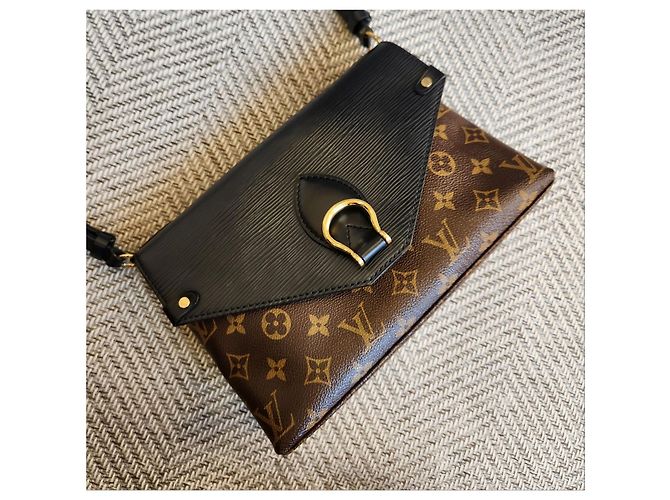 Louis Vuitton Borsa a tracolla Monogram Saint Michel Multicolore - vista 3