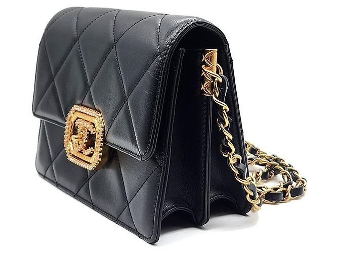 Chanel Strass Mini Flap Bag Schwarz - Ansicht 2