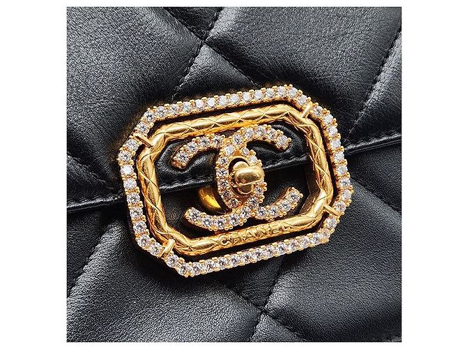 Chanel Strass Mini Flap Bag Schwarz - Ansicht 8