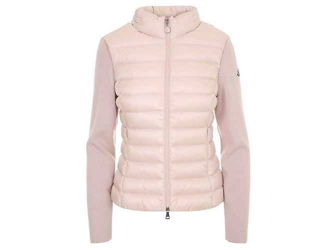 Cárdigan con cremallera de mezcla de lana acolchado Moncler - vista 2