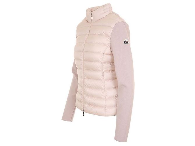 Cárdigan con cremallera de mezcla de lana acolchado Moncler - vista 3