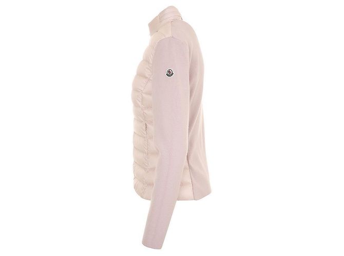 Cárdigan con cremallera de mezcla de lana acolchado Moncler - vista 4