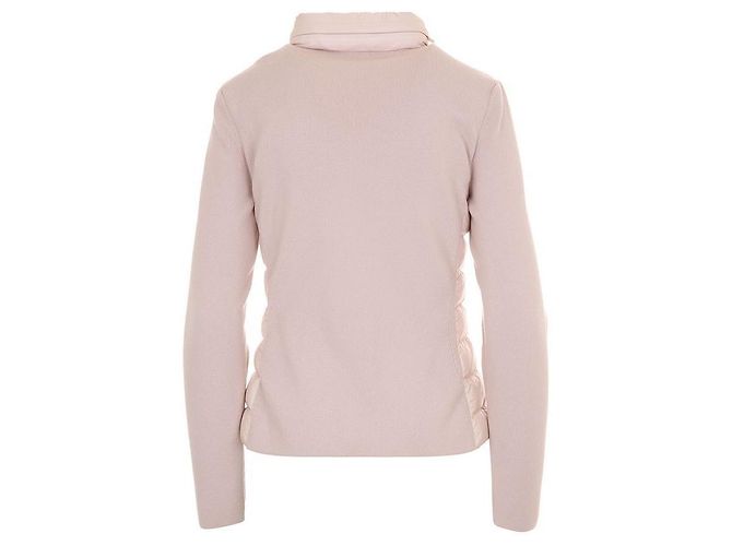 Cárdigan con cremallera de mezcla de lana acolchado Moncler - vista 6