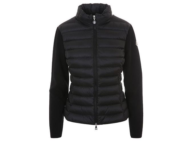 Moncler gesteppter Cardigan aus Wollmischung mit Reißverschluss - Ansicht 2
