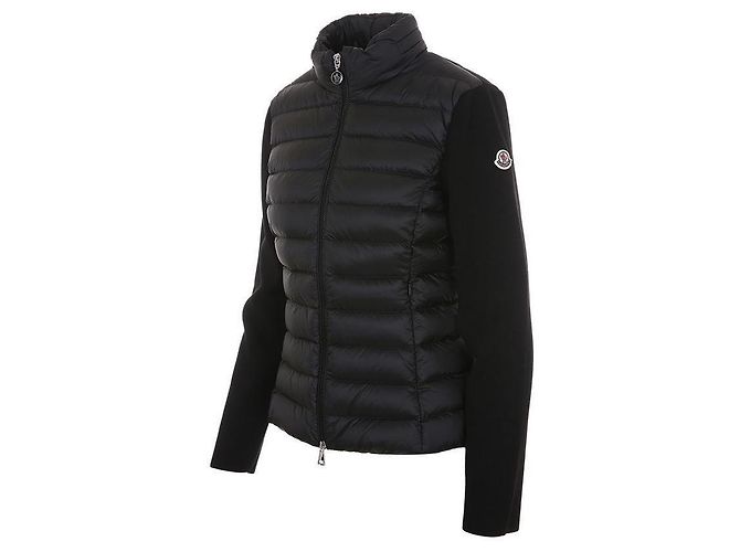 Moncler gesteppter Cardigan aus Wollmischung mit Reißverschluss - Ansicht 3