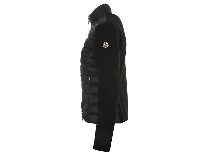 Moncler gesteppter Cardigan aus Wollmischung mit Reißverschluss - Ansicht 4