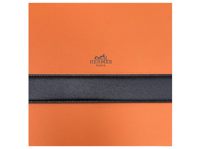Hermès Reversible Belt Black Gold/White Gold - view 5