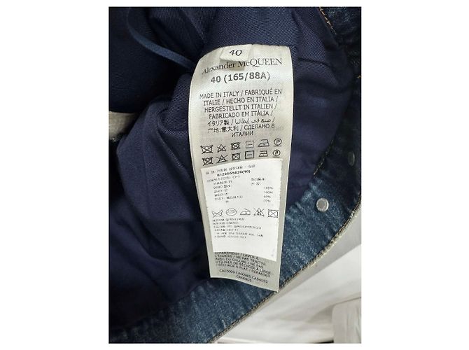 Alexander Mcqueen Jeansjacke Größe Mehrfarben - Ansicht 3
