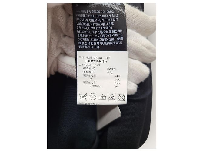 Balenciaga Giacca con zip da donna con logo BB ricamato nero - vista 5