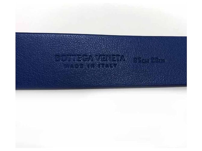 Bottega Veneta Cinto com fivela triangular cor azul - vista 7