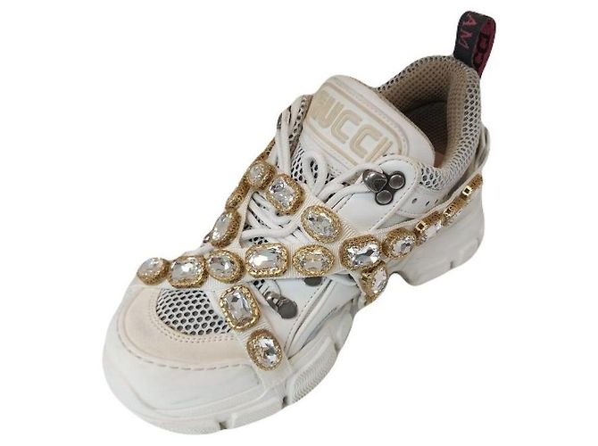 Gucci Sneakers Flashtrack Crystal Multicolore - vista 4