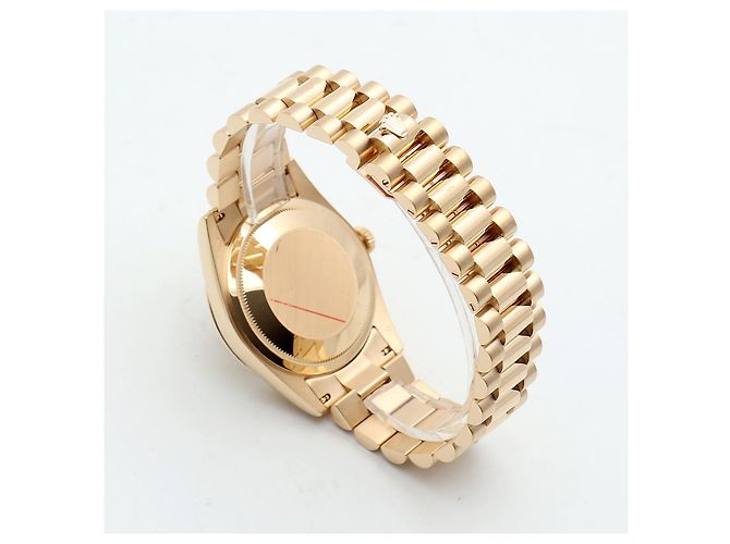 Rolex Relógio Day-Date em ouro para homem Original com diamantes de dez pontos - vista 19