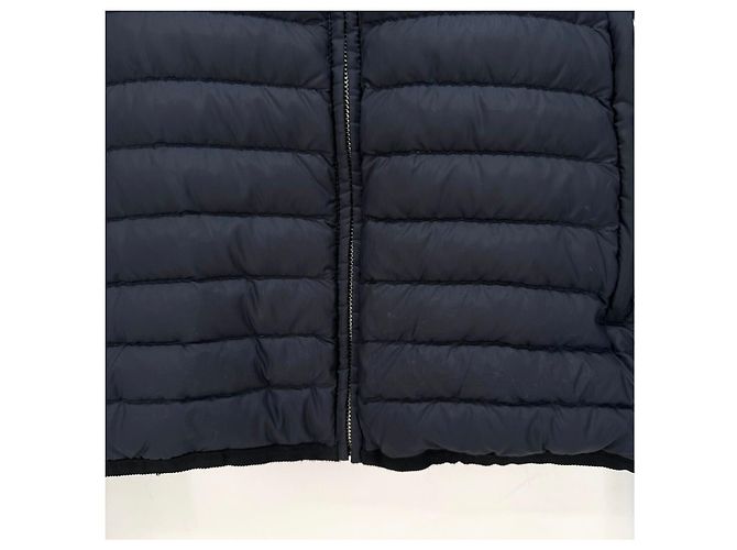 Prada Giacca imbottita leggera con cappuccio blu navy da uomo - vista 8