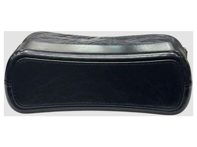 Chanel Borsa Hobo Gabrielle Medium Black Series Nero - vista 7