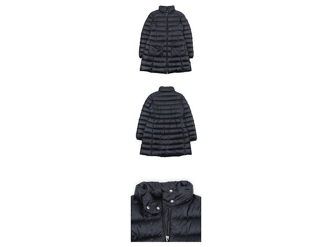 Moncler Chaqueta larga de plumón ligera para mujer Azul - vista 3