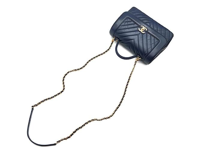 Chanel Borsa a mano e a tracolla con catena Chevron Multicolore - vista 4