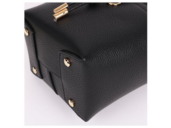 Salvatore Ferragamo Mini borsa a secchiello crossbody Gancini nera Ferragamo Nero - vista 10