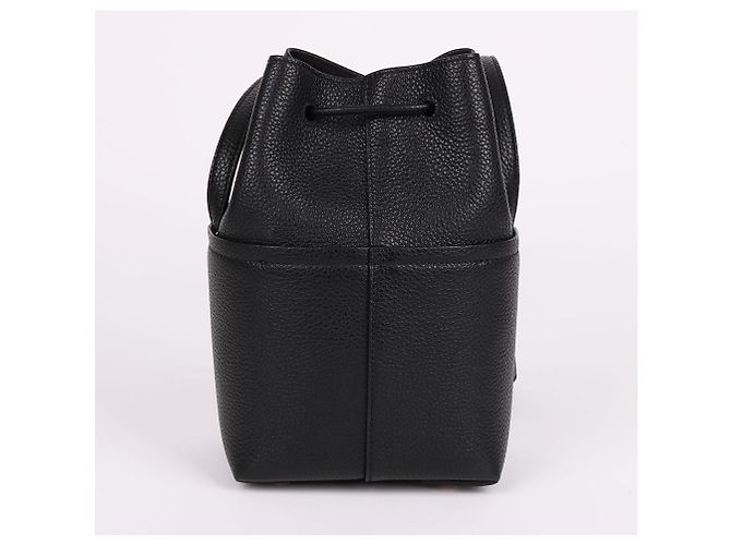 Salvatore Ferragamo Mini borsa a secchiello crossbody Gancini nera Ferragamo Nero - vista 5