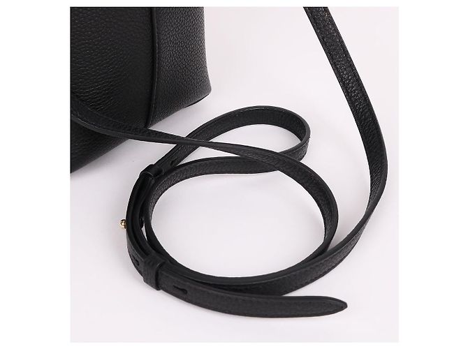 Salvatore Ferragamo Mini borsa a secchiello crossbody Gancini nera Ferragamo Nero - vista 7