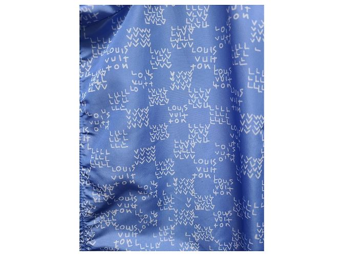 Louis Vuitton Windbreaker Damier Blue Shadow - vista 3