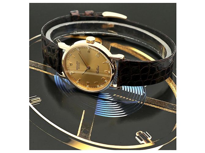 Rolex Reloj de mujer Cellini Cellini Small Coin Roman Diamond Oro Manual Multicolor - vista 25